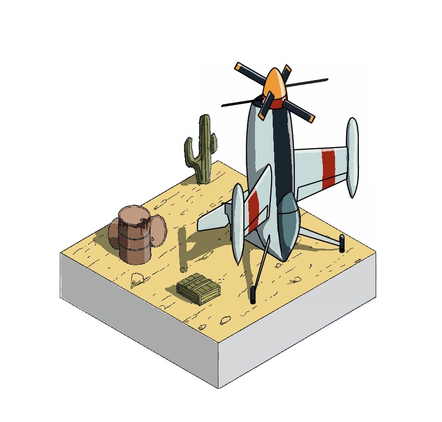 Tinymagica's tweet image. Back to isometry.
Northrop N-65A if you interested.

#isometry #digitalart #plane #aircraft #secretproject #desert #base