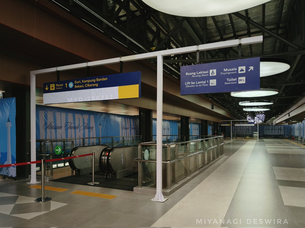 MiyanagiDeswira's tweet photo. New Tanah Abang Station.

.

Impresi pertama, foto &amp; penjelasan lengkap mungkin nanti, lagi kurang fit 😅 https://t.co/sskvBfRlG2
