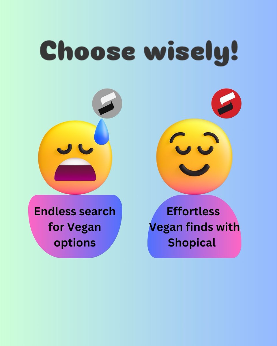ShopicalPi2Life's tweet image. Choose wisely - Save thousands of clicks with Shopical. Sensible shopping made easy. 
Install Now on Chrome shopical.pi2.life

#veganShoppingHack
#ShopicalToTheRescue
#FewerClicksMoreVibes