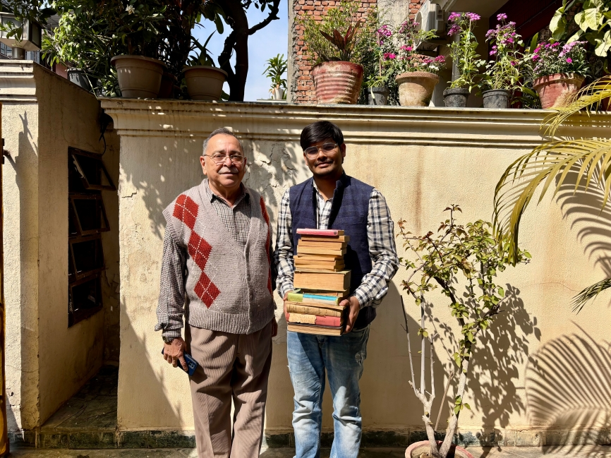 WakeUpYoungster's tweet photo. Big thanks to @RanaBanerji, Ex-IAS officer, for donating books to Wake Up Youngsters Library ! Grateful to @theUdayB  for connecting us. Your support inspires young minds &amp; shapes a brighter future. 
#WakeUpYoungsters https://t.co/6KQwHGpUzj