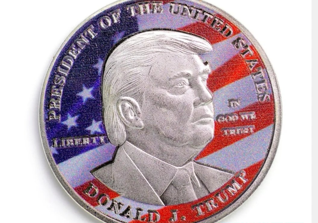 trump X coin tweet media