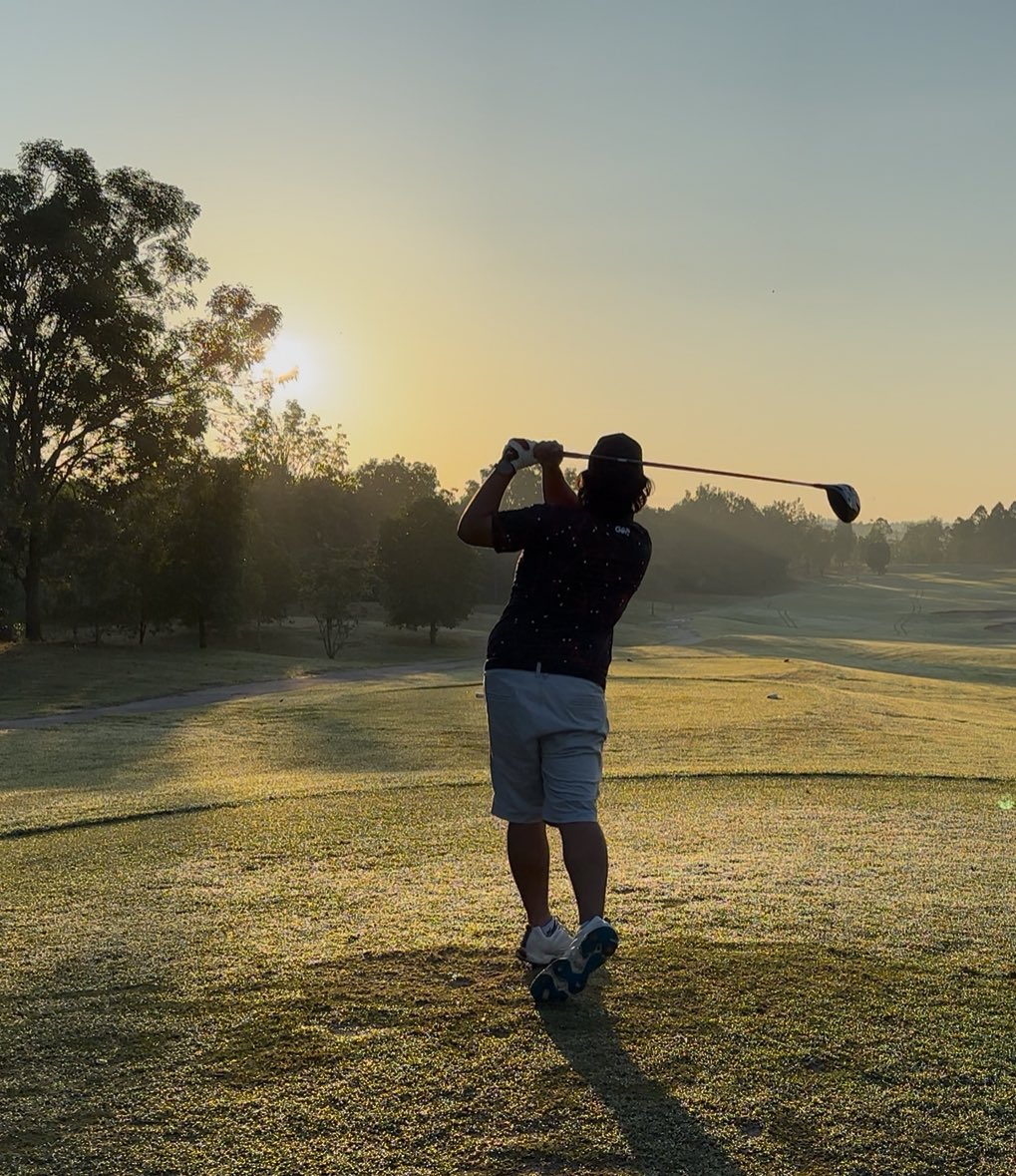 ronramka's tweet photo. Perfect day to golf.

Played 96 😂 but fuck it, enjoy your golf with your best buddies.

Wearing the new tracer series by @GOPapparel 

Releasing soon https://t.co/RohvigBUlf