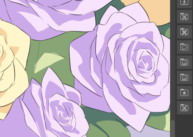 「花に時間がかかりすぎて今日中無理かも 」|清流雫のイラスト