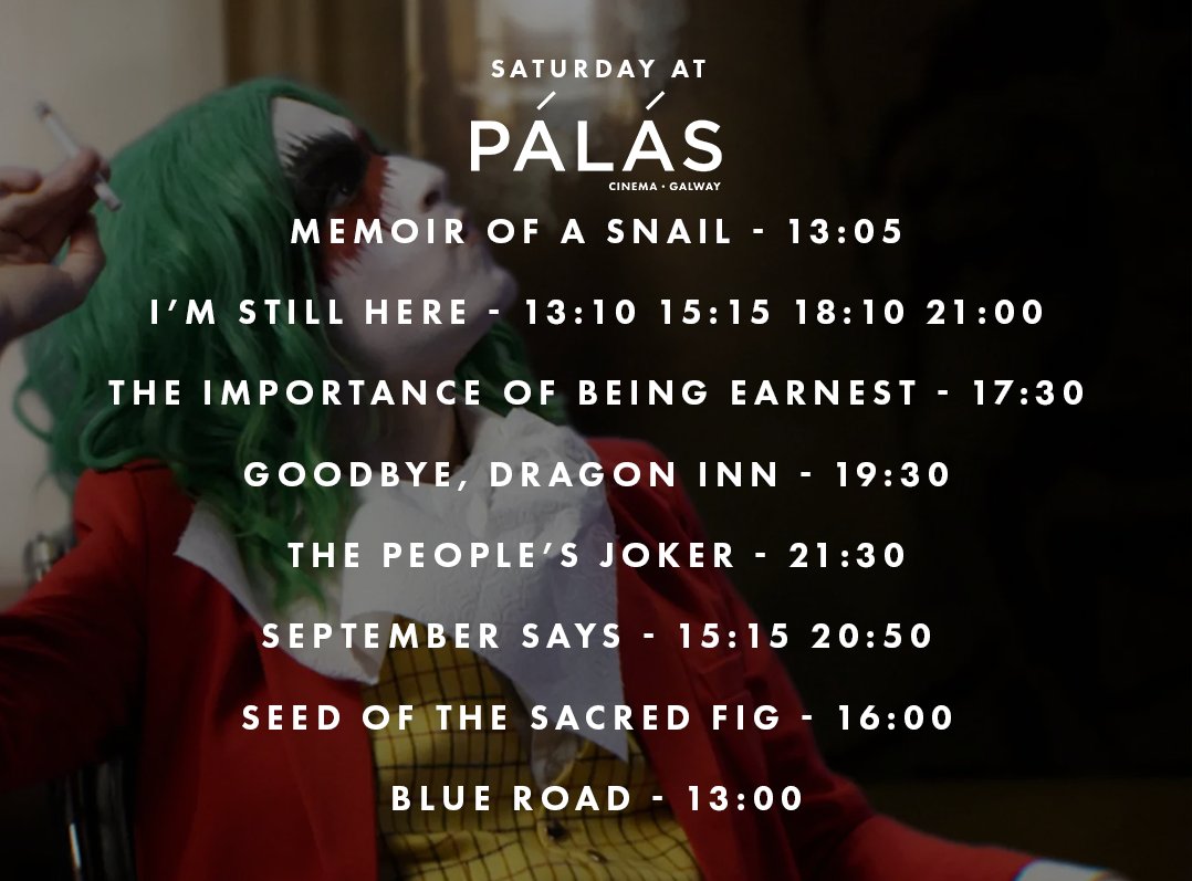 🎟️ &amp; 🕰️ palas.ie