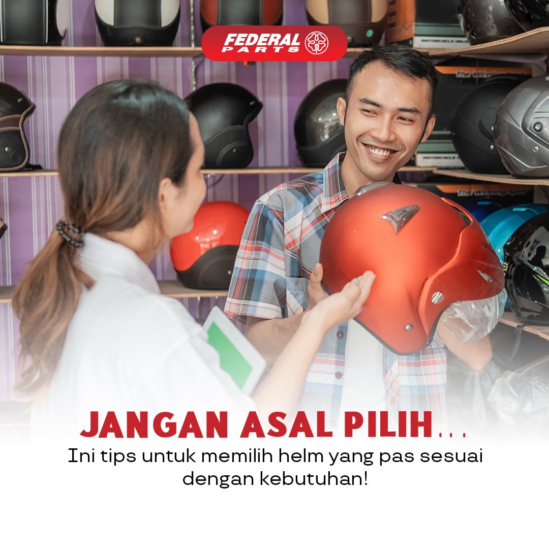 federal_parts's tweet image. Selalu ingat, keselamatan tetap prioritas! 🚦✨
⁣
Pernah punya pengalaman dengan helm yang nggak pas? Share yuk! ⬇️ 

#HelmPas #TipsMotor
#FederalParts #Terandalkan