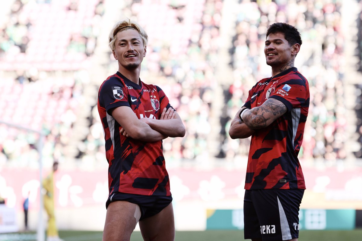 ◤ 2/22 🆚東京V戦 ◢ #antlers #鹿島アントラーズ レオ、優磨の両