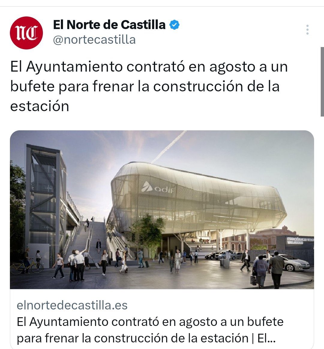 VaProyecta's tweet image. Si el ayuntamiento ha gastado dinero público en frenar la inversión más importante de la ciudad en este siglo es motivo para que haya dimisiones. 

Y ya no es la primera inversión que se frena.