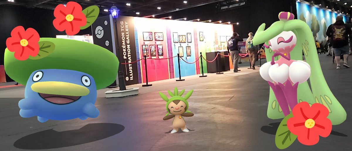 Bulbalight's tweet photo. The kids are excited and SO AM I!! 
LET'S GO POKÉMON EUIC!

Have a GREAT weekend everyone!! 💚🩵 2025!!!! #PokemonGO  #LONDON #EUIC2025 https://t.co/x638kDDtg2