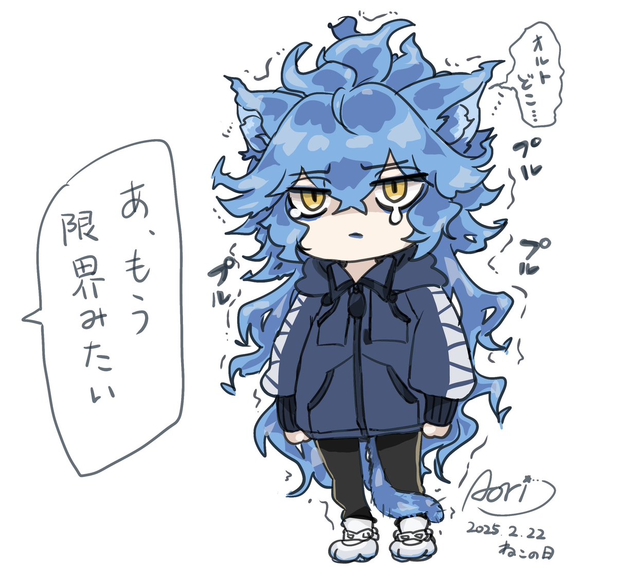 猫なイデア君 #twstファンアート #ツイステファンアート 
