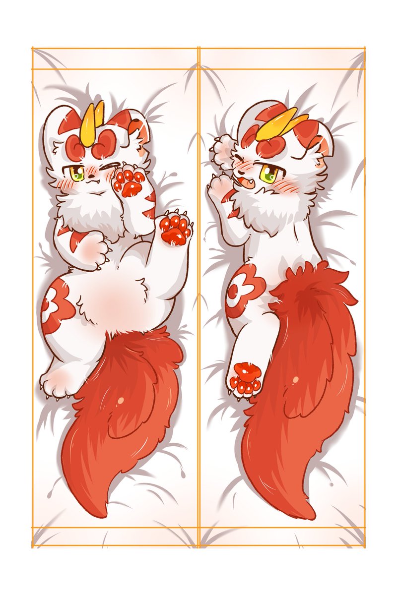 jvcheng_uwu's tweet photo. 🔞🔞辟邪抱枕大重置！🔞��
❤️❤️🔼🔼🔼
#有兽焉 #furry #FabulousBeasts  #辟邪 https://t.co/icvaJ4DEBw
