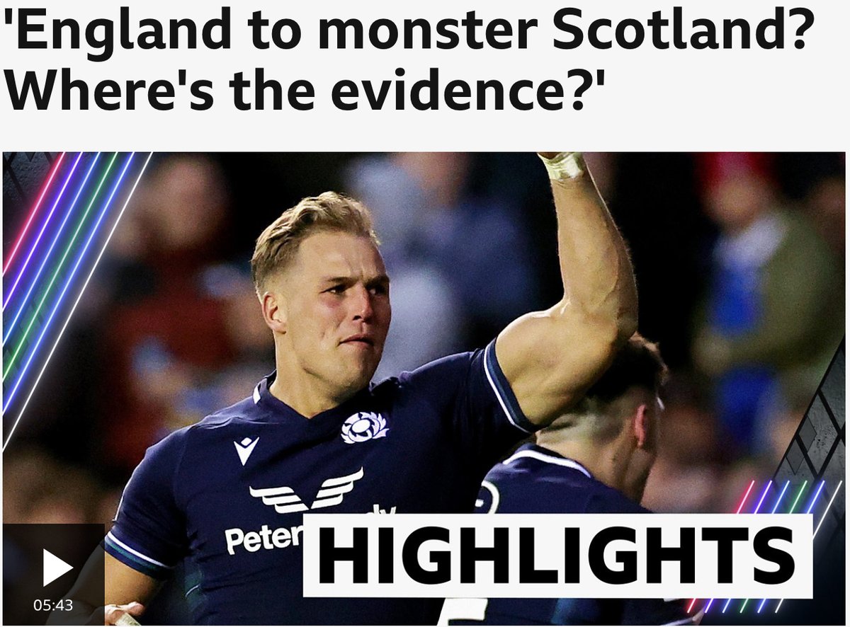 KvinLve's tweet image. It’s the absolute arrogance of these arsholes !!
&quot;I simply cannot see England losing,&quot; wrote Sir Clive Woodward, under a headline predicting a monstering of the Scotland forwards.
&quot;It&apos;s about time we showed them we are the better team,&quot; he added.