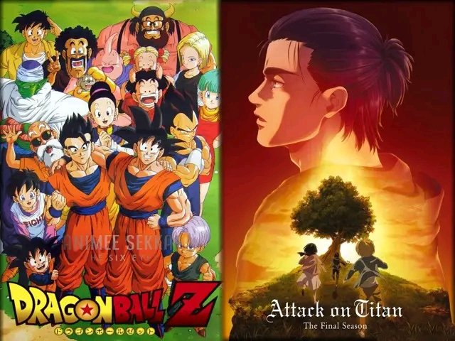 If given which anime is winning best anime category?