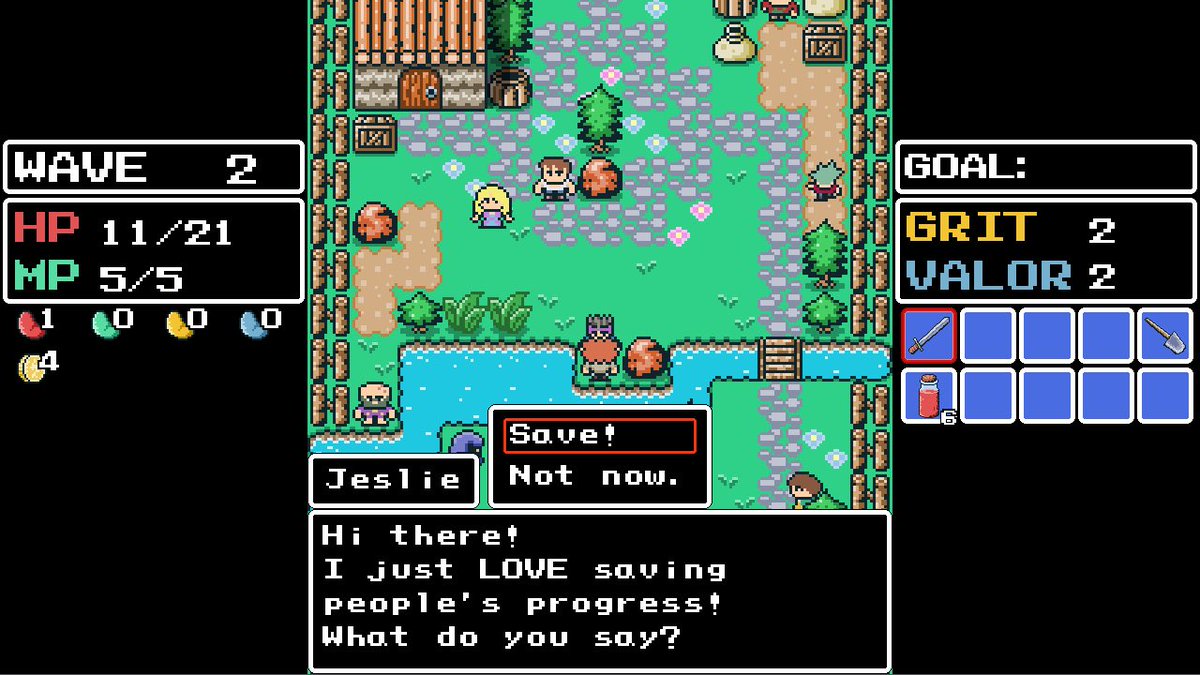 Such a nice lady! &lt;3
#screenshotsaturday #rmmz #rpgmaker