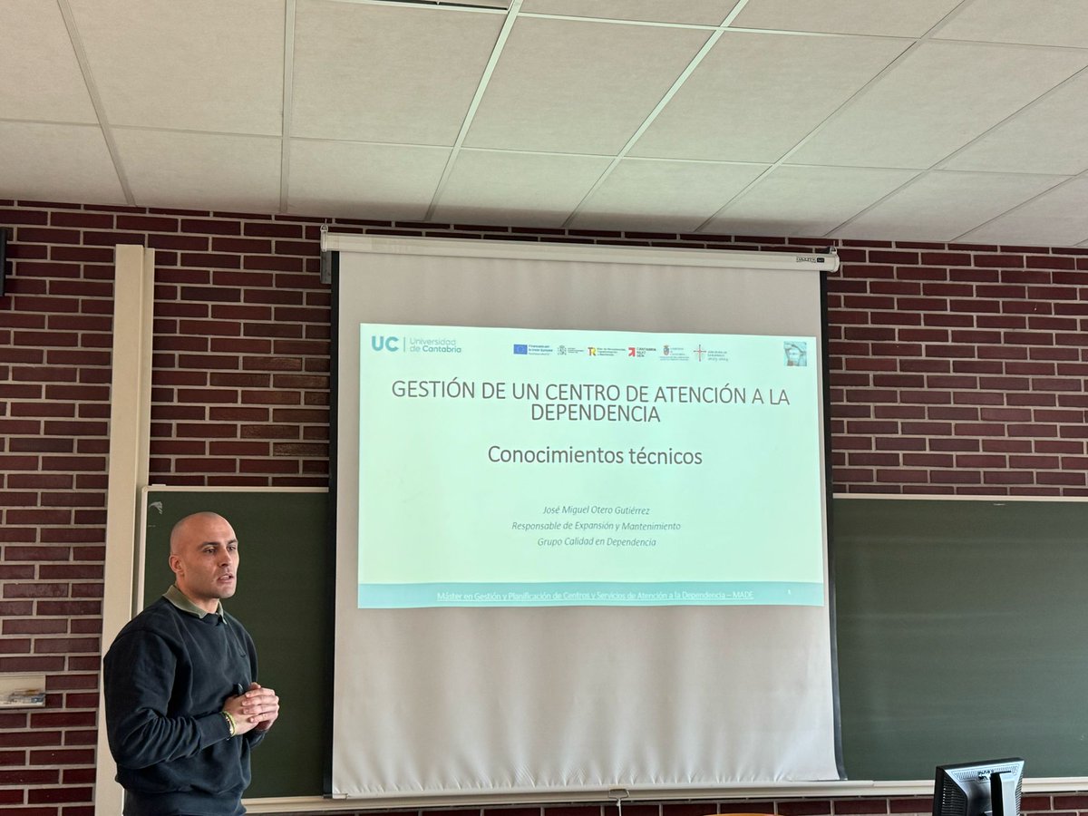 made_uc's tweet photo. ¡Hoy tenemos una clase muy especial en el máster! 🎓✨ Nos acompañan dos ex alumnos: Lucía Soto nos cuenta su experiencia en gestión 📊💼 y José Otero habla sobre la gestión en conocimientos técnicos ⚙️💡 https://t.co/z4kGZDcMkL