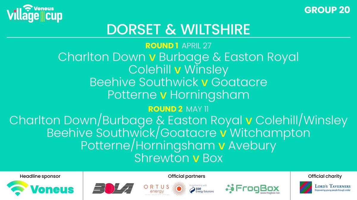 ColehillMCC's tweet image. We have been drawn @winsleycc in the first round of @TheCricketerNVC Village Cup 🏆 

We last met back in 2022, when Winsley won by 3 wickets in Round 2 of Village Cup