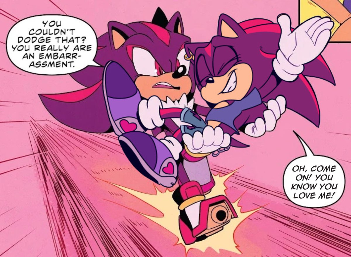 blossomhazed's tweet photo. After months of procrastination, I finally finished this Sonic IDW edit! I adore them so much!🦔🩷✨

#sonicidw #sonicidwedit #sonicthehedgehog #sonicfanart #shadowthehedgehog #shadowfanart #shadowxoc #yumeship https://t.co/x9JSTRDjmX