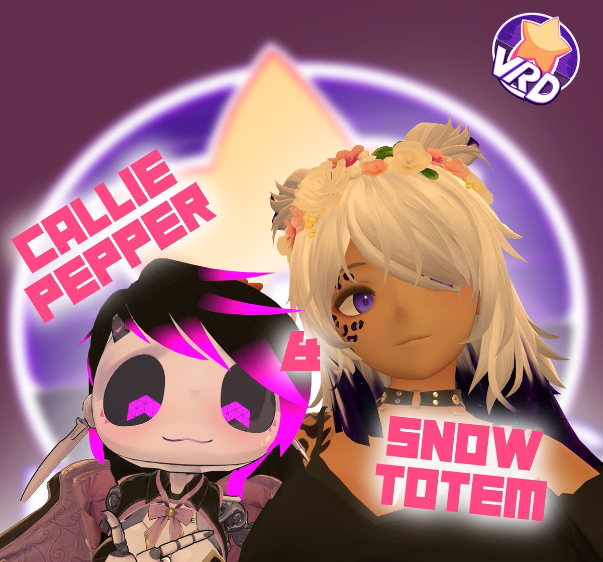 🎊Welcome our 2 new staff members:
<a href="/callieRansom/">Callie Pepper</a> AND <a href="/Snow_Totem/">Snow Totem</a> are joining the team!
Providing more AP/EU staffing capabilities, as-well as working in the background for our videos, processes and database!!!

#VRChat #VRDancing #VR
