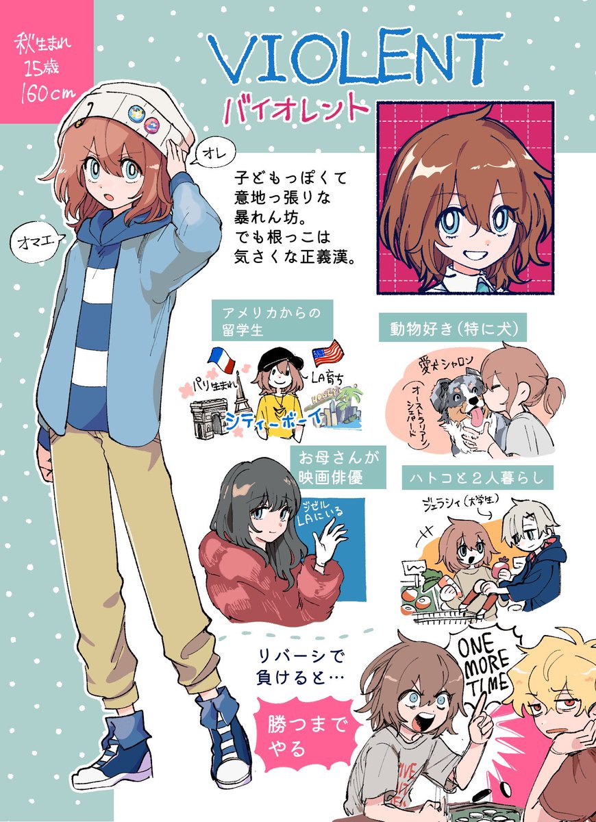 キャラ紹介①
メイン4人組

#グルーミィデー 