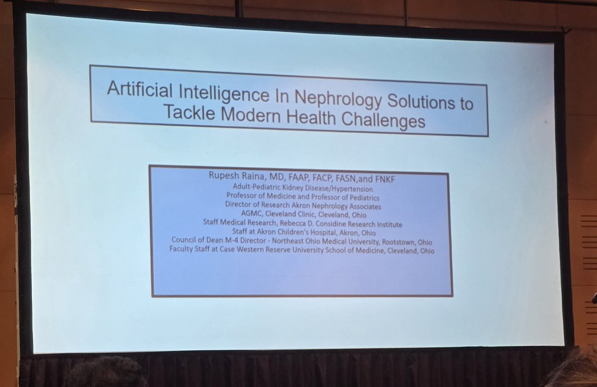 Swasti Chaturvedi (@swastithinks) on Twitter photo Can #ArtificialIntelligence offer innovative solutions to kidney health challenges? Talk by <a href="/rupeshrainamd/">Dr Rupesh Raina MD</a> <a href="/IPNA_Congress/">IPNA Congress</a> Can #ArtificialIntelligence offer innovative solutions to kidney health challenges? Talk by <a href="/rupeshrainamd/">Dr Rupesh Raina MD</a> <a href="/IPNA_Congress/">IPNA Congress</a>