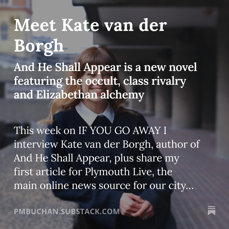 PMBuchan's tweet photo. "I believed the whole thing and couldn’t sleep in my own room for days."

@kvdborgh on Ghostwatch, horror that lingers, and why the best ghost stories are as sad as they are scary.

Full interview in IF YOU GO AWAY: https://t.co/rowKmQniTd

#Horror #GhostStories #DarkAcademia https://t.co/07hed9UvGj