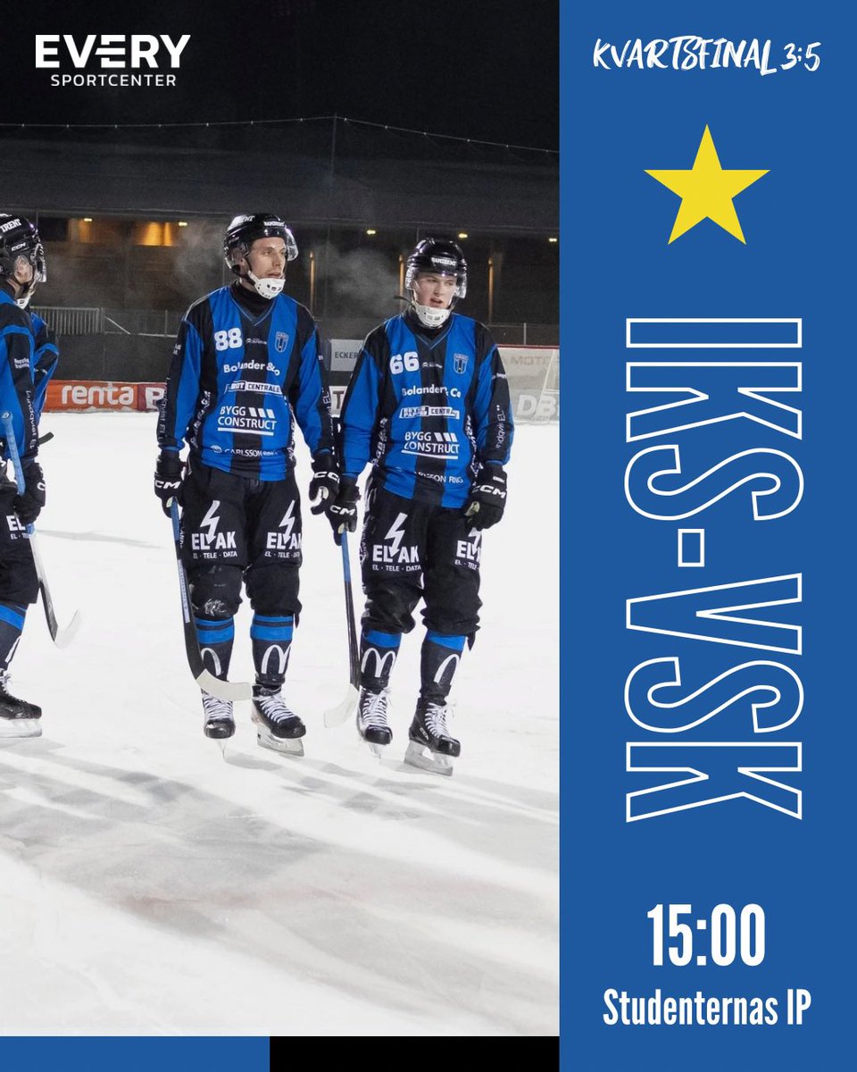 15:00 kommer Studan koka!

Köp din biljett och 50/50 lott på siriusbandy.se

Pebo-Foto

🔵⚫️