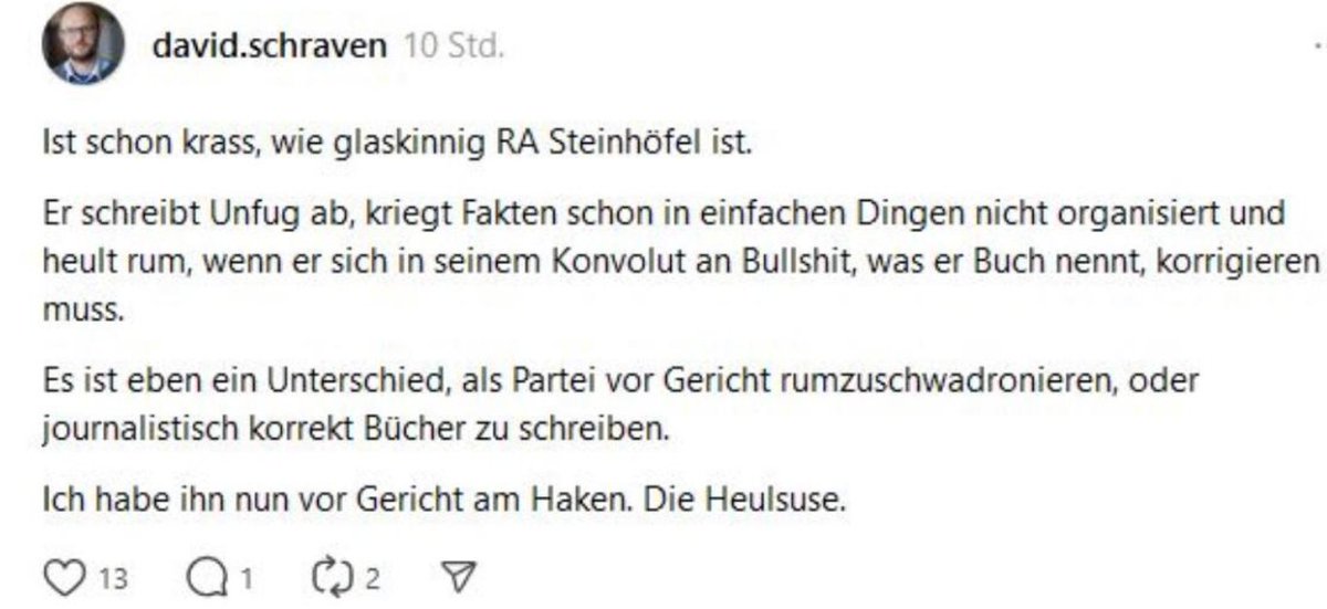 Steinhoefel tweet media