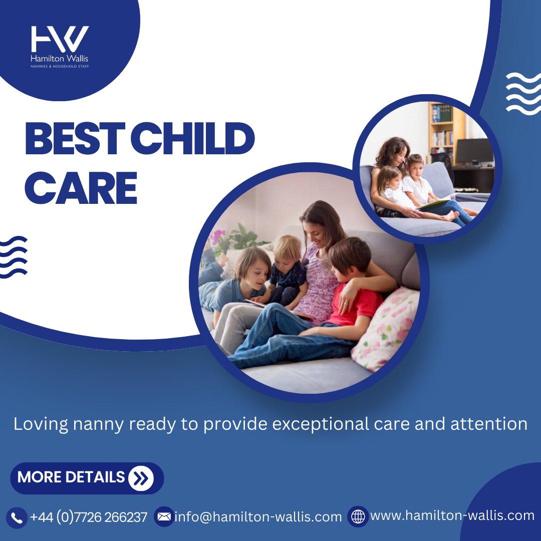hamiltonwallis1's tweet photo. Need extra support with childcare? Our friendly nannies provide loving care and enriching activities for your children. Reach out today at +44 (0)7726 266237 to learn how we can help your family thrive!
Read more >> https://t.co/OqdJciMAAt
 #childcare #hamiltonwallis https://t.co/0QYdU5VBlM
