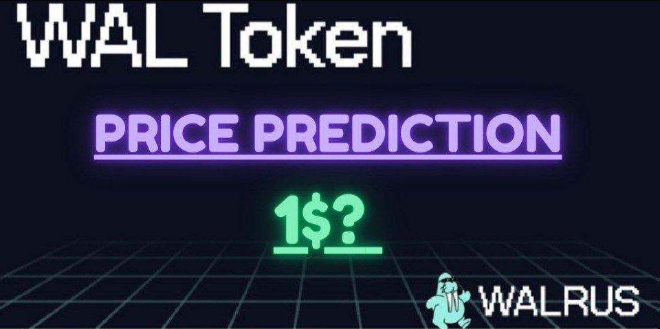 🚀 Here Is The $WAL Price Prediction <a href="/WalrusProtocol/">Walrus 🦭/acc</a> 

💎 By <a href="/Mysten_Labs/">MystenLabs.sui</a> :  Coming On $SUI Network..

👇🧵