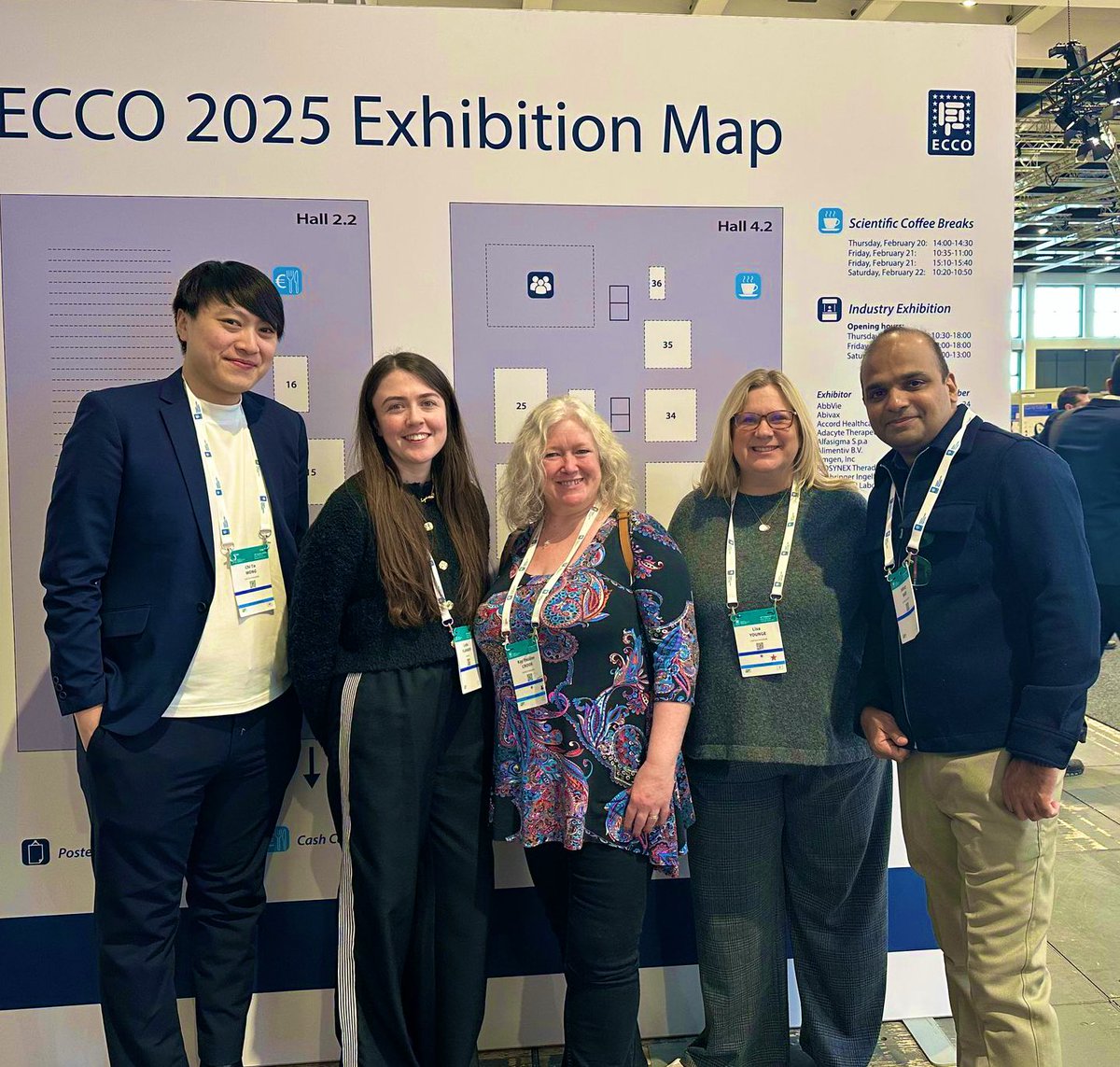 LisaYounge2's tweet photo. Fantastic few days with this bunch from #teamibd at @BowelsOfStMarks showcasing the MDT in action to improve patient care and experience. From transition to surgery with some oral iron and home FCP tests along the way! #ECCO2025 https://t.co/W3RnXlht0j