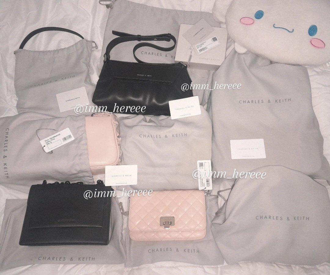 imm_hereee's tweet photo. Hii! Aku Mau Preloved Tas, Card Holder, Ransel brand Charles &amp; Keith / cnk, dan bag dari brand Guess. Cantik-cantik bangett guyss, sebagian new bisa buat kado / selfreward yaa 💗🌷

100% original store ❣️✨️

Bisa via oren 🍊 &amp; bisa keep 🔐 https://t.co/04f5pY4INV