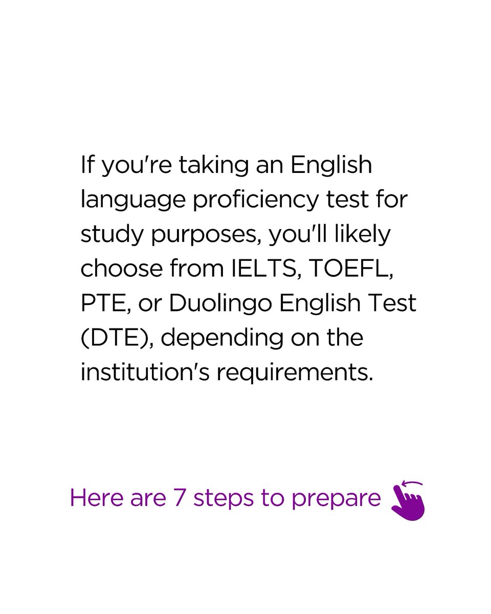 Nexplora_Nig's tweet image. Planning to study abroad and need to demonstrate your English skills?
Follow these steps to excel in your test.

Swipe through and good luck!

#englishlanguageproficiency #ielts #toefl #pte #duolingo #studyabroadincanada #studyabroadtips #studyabroad #nexploranigeria