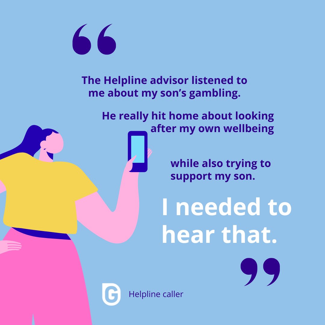 GamCare's tweet photo. If you're ready to talk, we're ready to listen. https://t.co/KO6LMimGgO https://t.co/UQazXBgCNQ