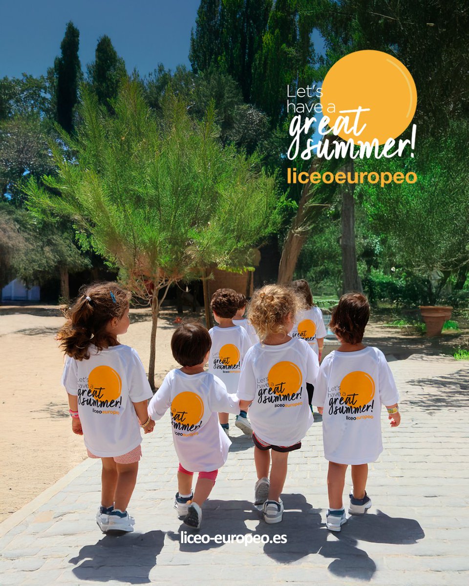LiceoEuropeo's tweet photo. We bring our school philosophy to summer: happiness first!
Discover School &amp; Sports camp in Madrid. ⏳ Spots available!

--

Llevamos nuestra filosofía educativa al verano: su felicidad primero.
Descubre School &amp; Sports en Madrid. ⏳ ¡Plazas disponibles!

https://t.co/AEp5mipSO8 https://t.co/e8hR3KANiR
