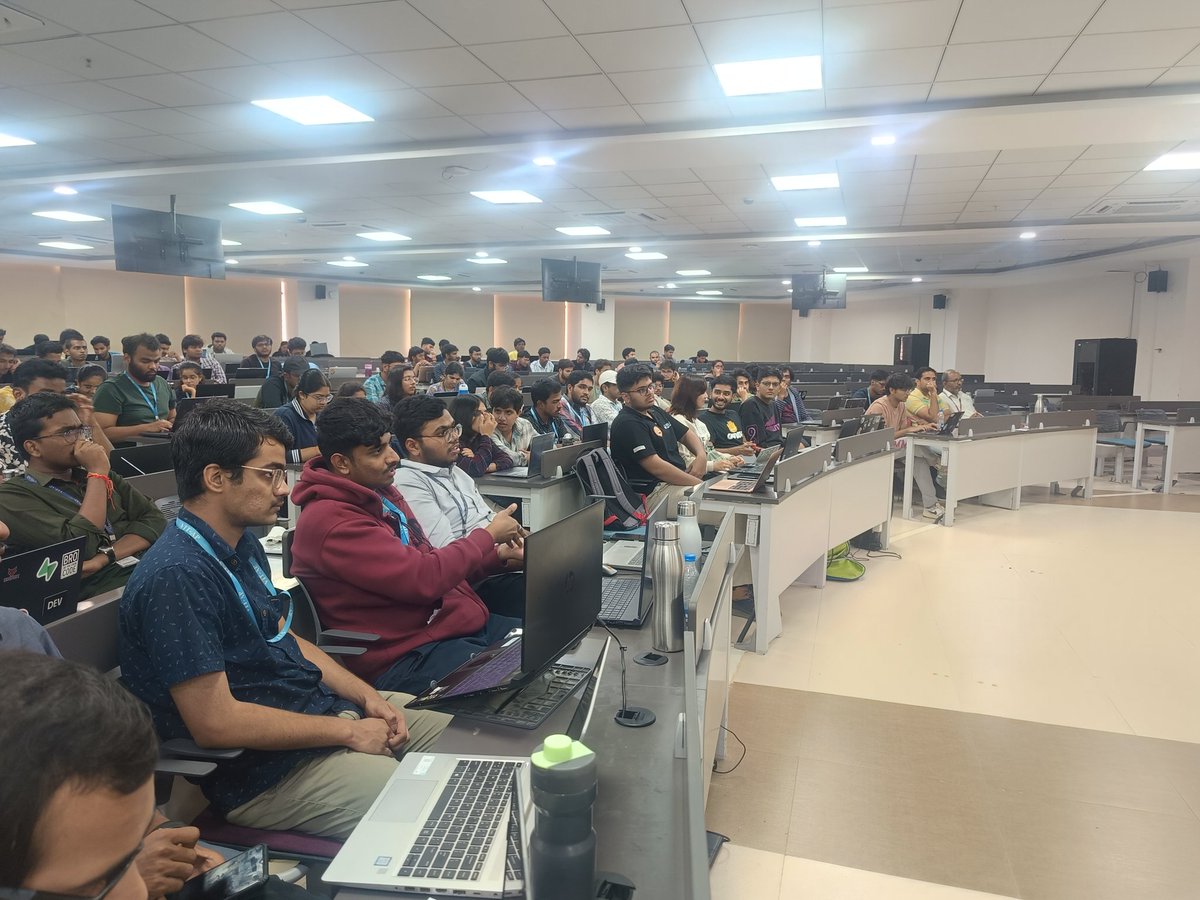 nullvja's tweet photo. 🎤 Interactive Q&amp;A in Progress! 🔥

Attendees are actively engaging with Geet Hirawat, asking insightful questions about MLOps security, cloud resilience, and AI threat detection.

Great questions, expert insights—learning at its best! 🚀

#QnA #MLOps #CloudSecurity #AI https://t.co/NMM2oIJxdM