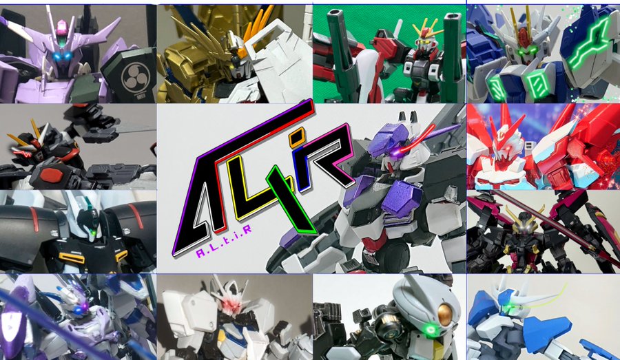 KuronoF0009's tweet photo. 明日は、大宮の展示会、虹展にて我らサークルAltiR〈アルタイル〉で展示します!
名物?黄金の金メッキAGE-1や、メンバー達の力作の豪華展示予定!
今回はメンバー総勢六名で展示します!
ぜひともよろしくお願いします!
皆、来てくれー!!
#虹展
#AltiR https://t.co/wemtzTaMgq