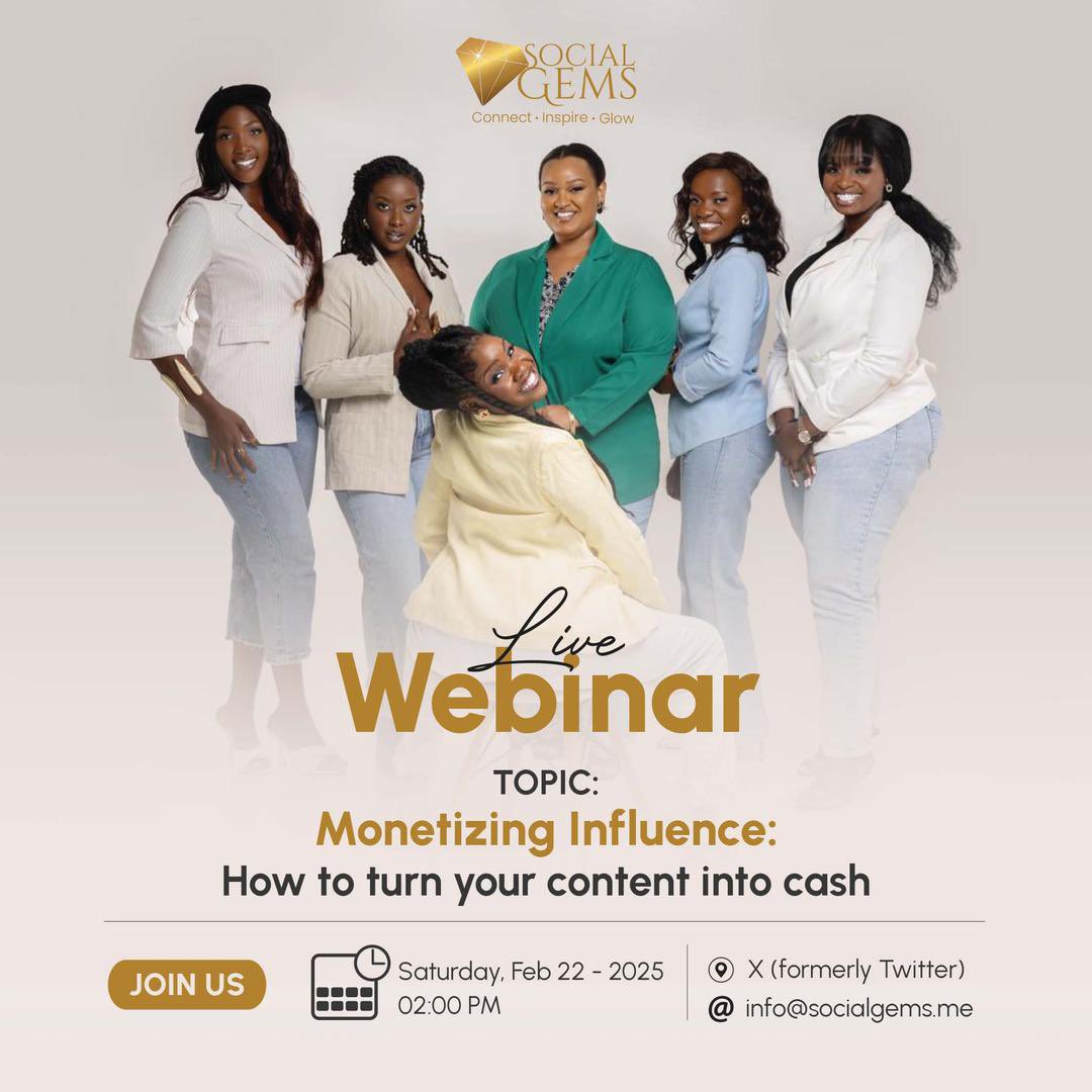 Join us for the social gems webinar at 2pm here , link will be shared on all our socials.

We can not wait to have you all with us 😁🫱🏼‍🫲🏽