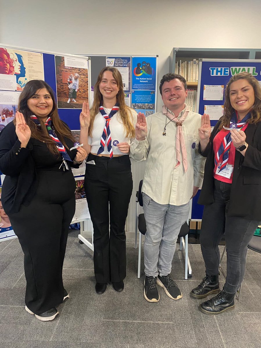 Happy Founders day to all our friends in Scouting and GirlGuiding. Here's a throwback to when our team made their Scout promise and got invested by SAGI member Dr Lee Parkin!