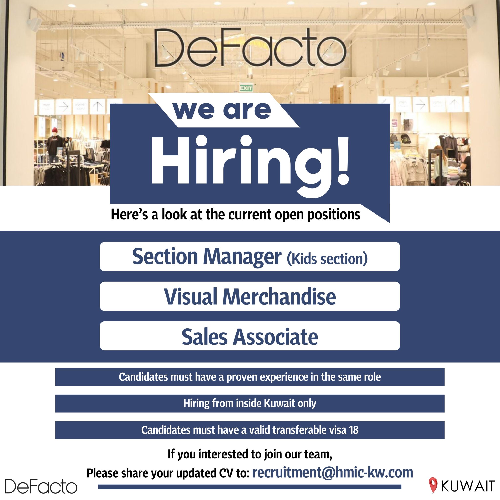 Image Any company job vacancy, Sales Executive, Call Center Agent, Section Head