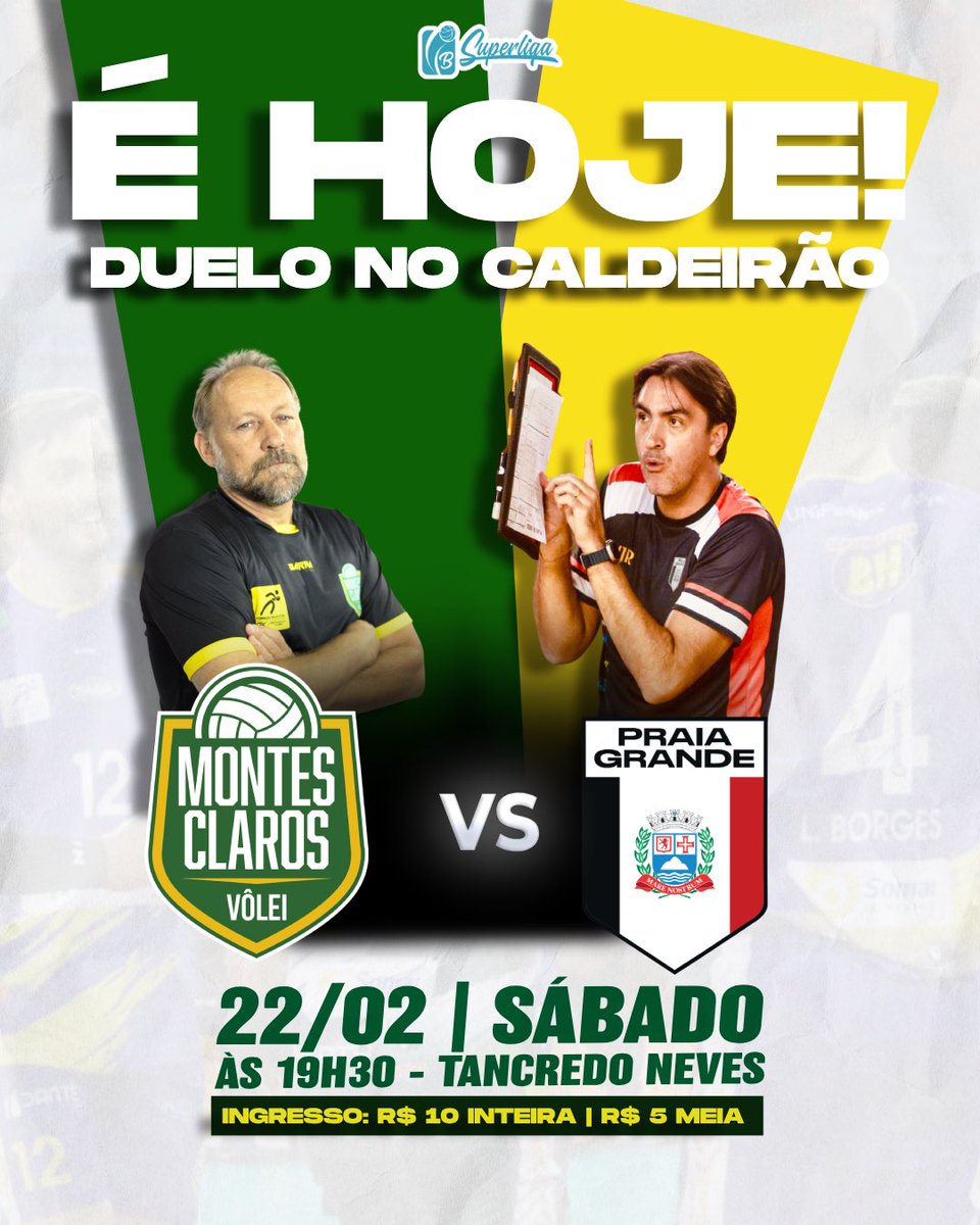 mocvoleioficial's tweet photo. ⚔️É HOJE!! MAIS UM JOGAÇO NO CALDEIRÃOOOOO 🔥
Torcedor, é dia de mais um duelo na nossa casa. Contamos com o apoio maciço de todos na partida de logo mais contra o Praia Grande.
🏆 Superliga 24/25
🆚 Praia Grande
📆 Sábado | 22/02
📍Ginásio Tancredo Neves
⌚ às 19h30
#GoMOC https://t.co/yAdEbcfy8F