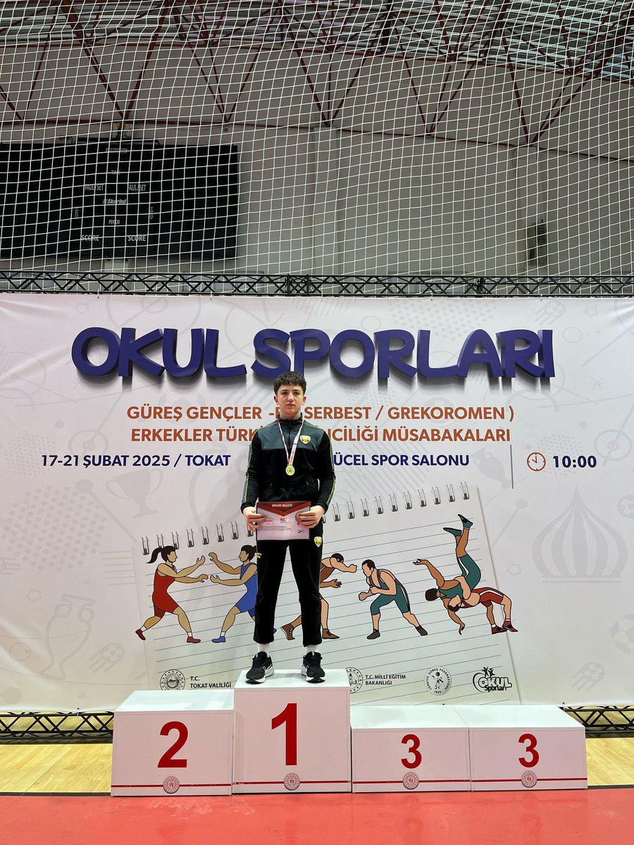 konyamem's tweet photo. Karatay Hamza Yerlikaya Spor Lisesi öğrencilerimiz Tokat'ta düzenlenen "B Genç Okullar Arası Türkiye Şampiyonası"nda farklı kategorilerde 4 Türkiye Şampiyonluğu, 1 Türkiye İkinciliği ve 1 Türkiye Üçüncülüğü derecelerini elde etti. 

Toplamda kazandığı 145 puanla takım olarak Türkiye Şampiyonu oldu. 

Okulumuz böylelikle 04-14 Nisan 2025 tarihleri arasında Sırbistanda düzenlenecek  "Okul Sporları U15 Dünya Şampiyonası"na katılma hakkını elde etti. 

Öğrencilerimizi tebrik ediyor, bu önemli başarıların altında emeği olan herkese teşekkür ediyoruz.

@tcmeb @Yusuf__Tekin @TCKonyaValiligi @Vali_Akin @Konyabuyuksehir @u_ibrahim_altay @farukyelkenci @meb_ogm @h_ibrahim_topcu  @gokhanmurat1 @karatayilcemem #TürkiyeCumhuriyetininYüzüncüYılı #BizimOkulumuz #BaşarmayaHazırım #Konyamem