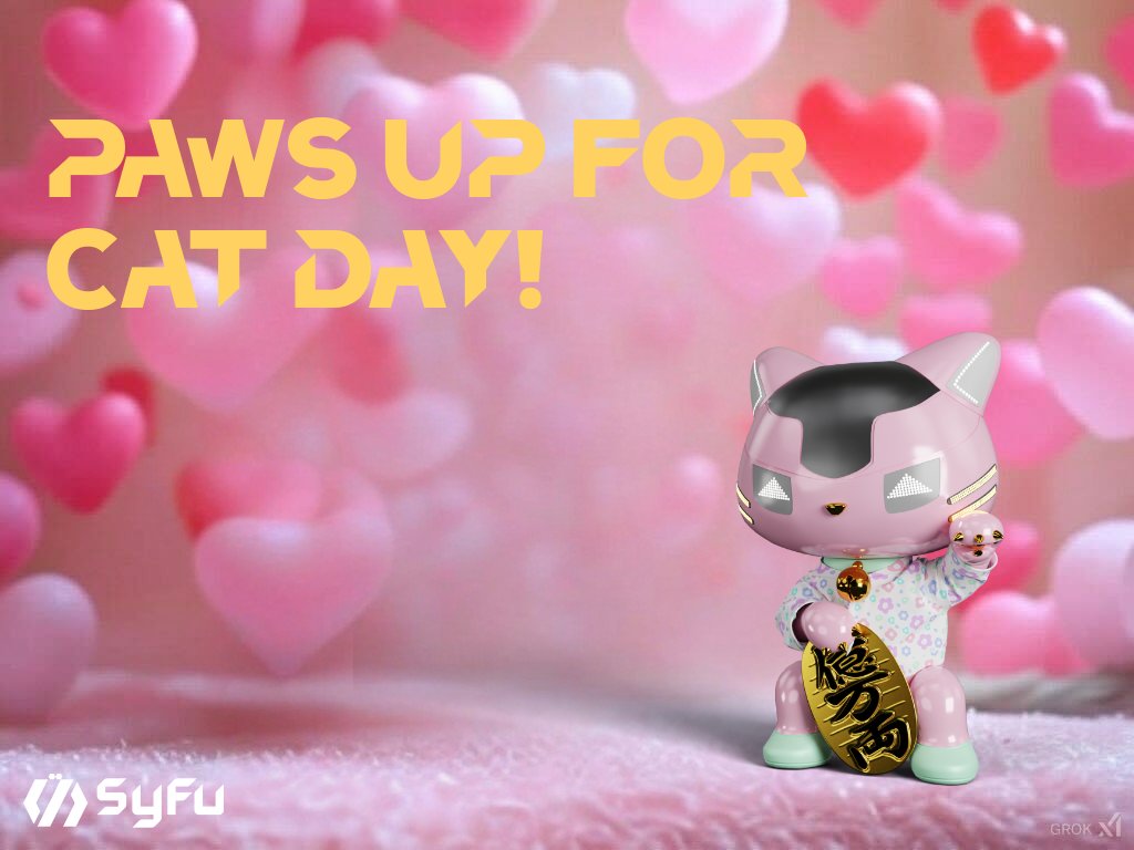 ／
#JapanCatDay W Campaign🐱✨
Join our giveaway for SyFu Airdrop Campaign points and a MANEKINEKO NFT (OG)! 🎁
＼

To celebrate #JapanCatDay on February 22, SyFu is hosting a special giveaway! 🐱✨

⏰ Until: February 27 2:00 PM UTC
✅ How to Participate
Join the GALXE quest
