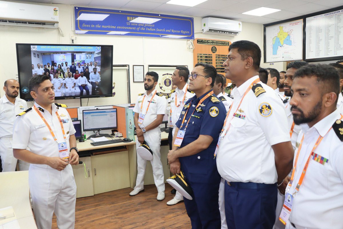 IndiaCoastGuard's tweet image. &quot;Strengthening global maritime cooperation! @IndiaCoastGuard successfully concludes week-long #MRCC #OPS &amp;amp; #SAR course for 22 participants from 6 friendly foreign countries under #ITEC. Enhancing #MaritimeSafety &amp;amp; #SAR capabilities together! 
#WeProtect #Dosti