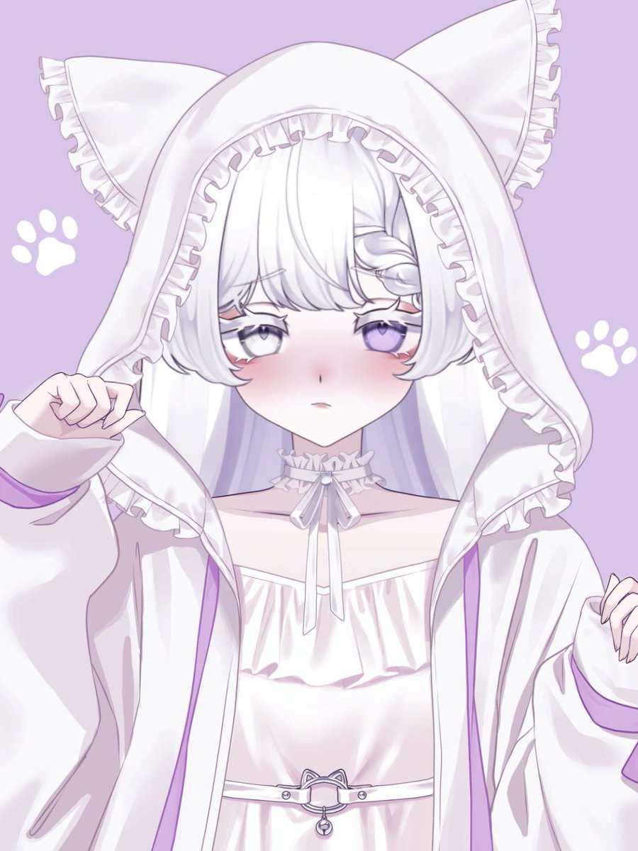 ╭━━━━━━━━━━━╮
　に、似合うかにゃ・・・
╰━━━━━ｖ━━━━━╯
#猫の日 #にゃんにゃんにゃんの日 #VTuber