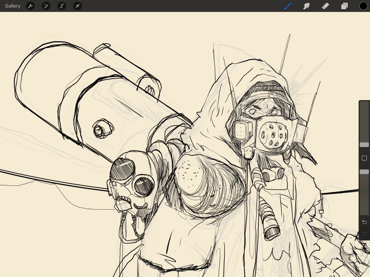 Wastelander #procreateart #illustration