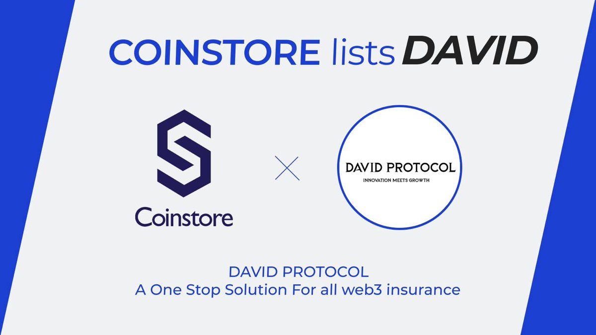 Arikeade53's tweet photo. With plans for real-world &amp; health insurance, AI-driven solutions &amp; multi-chain support, @protocol_david is leading the way. Don't miss $DAVID on @CoinstoreExc 🚀 #DAVID #Coinstore #BlockchainInsurance https://t.co/Z3ap7seNML