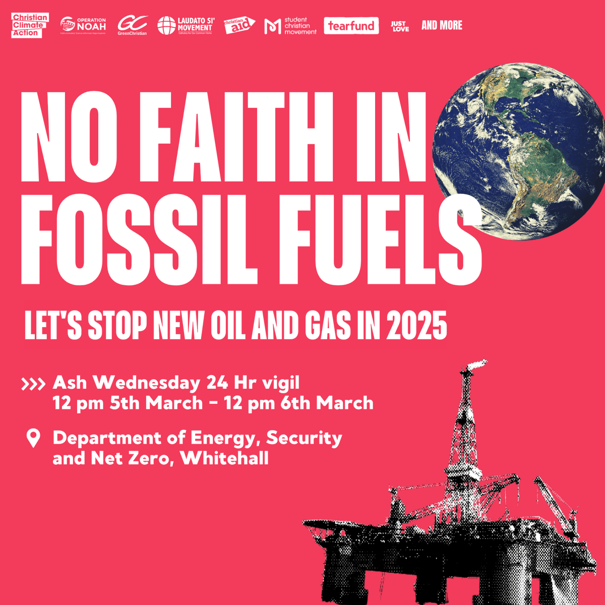 JustLove_UK's tweet photo. We are joining the 'No Faith in Fossil Fuels' vigil to call on the UK Government to take action to climate justice. 🌎

You might want to head along to the service and vigil if you are based in London. Find out more and get involved here - https://t.co/ynGV31h5zW https://t.co/Xev1dZP8ol