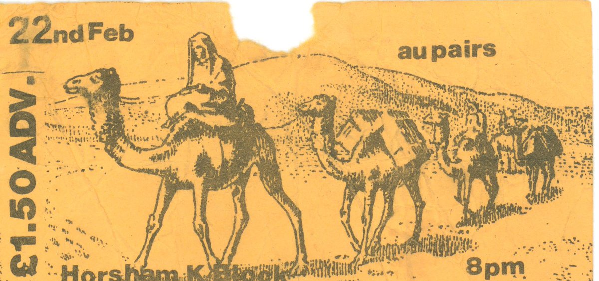On this day in 1981, The Au Pairs played Horsham K Block in Norwich. What was your favourite gig there? - punkintheeast.co.uk/au-pairs-uea-n… #Norwich