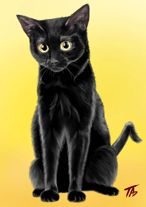 #猫の日 #イラスト今日は猫の日今週も新しく描けそうにないので またまた過去画ですみません 
