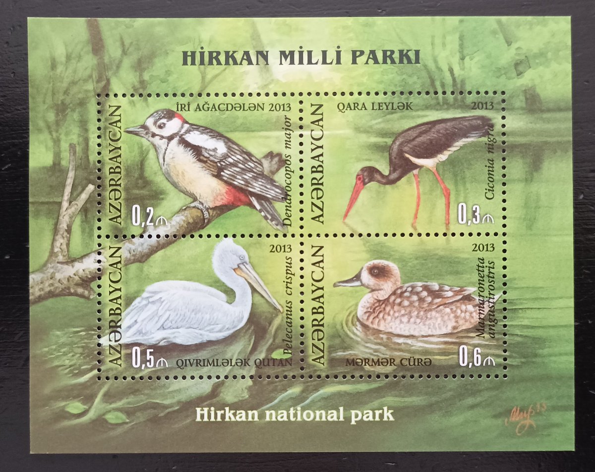 Azerbaijan 2013
#birds #stamps