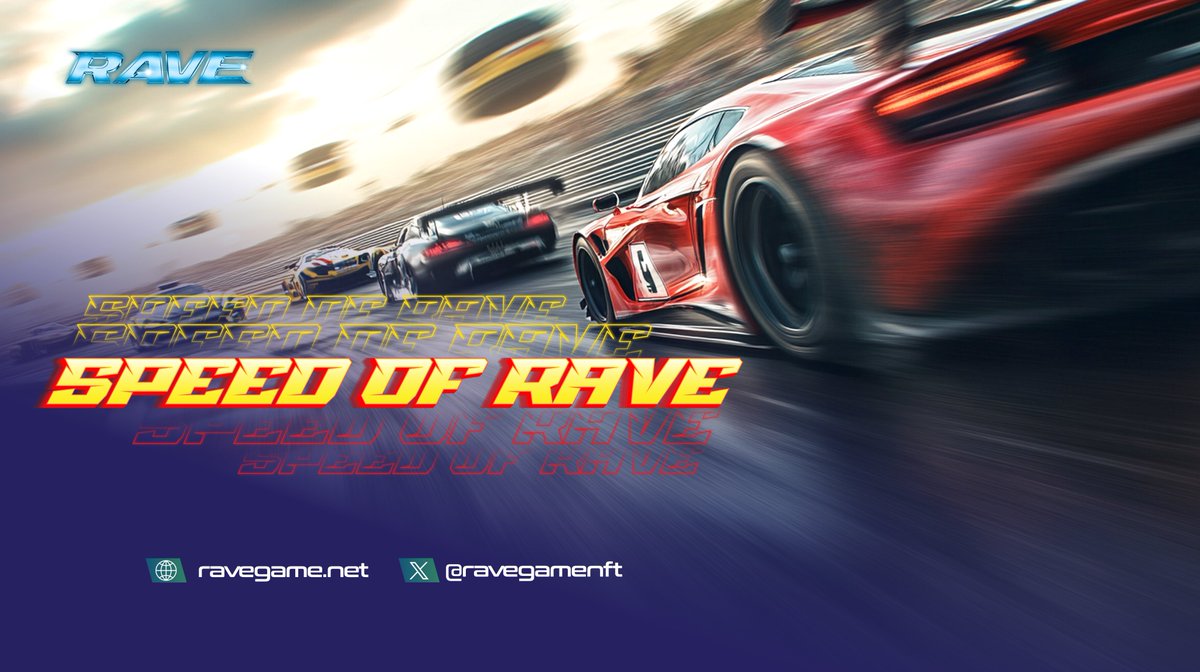 Vroom vroom! 🏎💨

❤️‍🔥The speed of the race is exhilarating! The wind in your hair, the thrill of the chase... it's an experience like no other🏁
#Rave #Web3Games